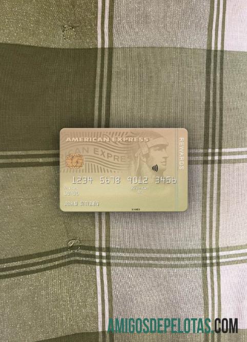 EUA Ohio SUTTON Bank AMEX Membership Rewards Cartão de crédito Photolook Front exemplo